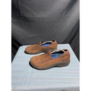 Merrell Shoe Women's Size 7.5w Treviso Moc Dark Brown Slip On Casual Comfort
